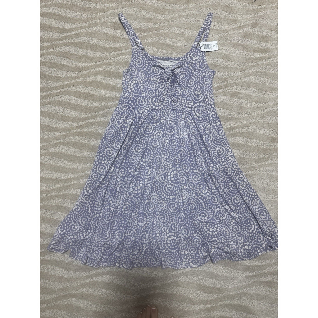 Torrid Women Dress 1 Blue Floral Fit & Flare Romantic Garden Party Sleeveless
