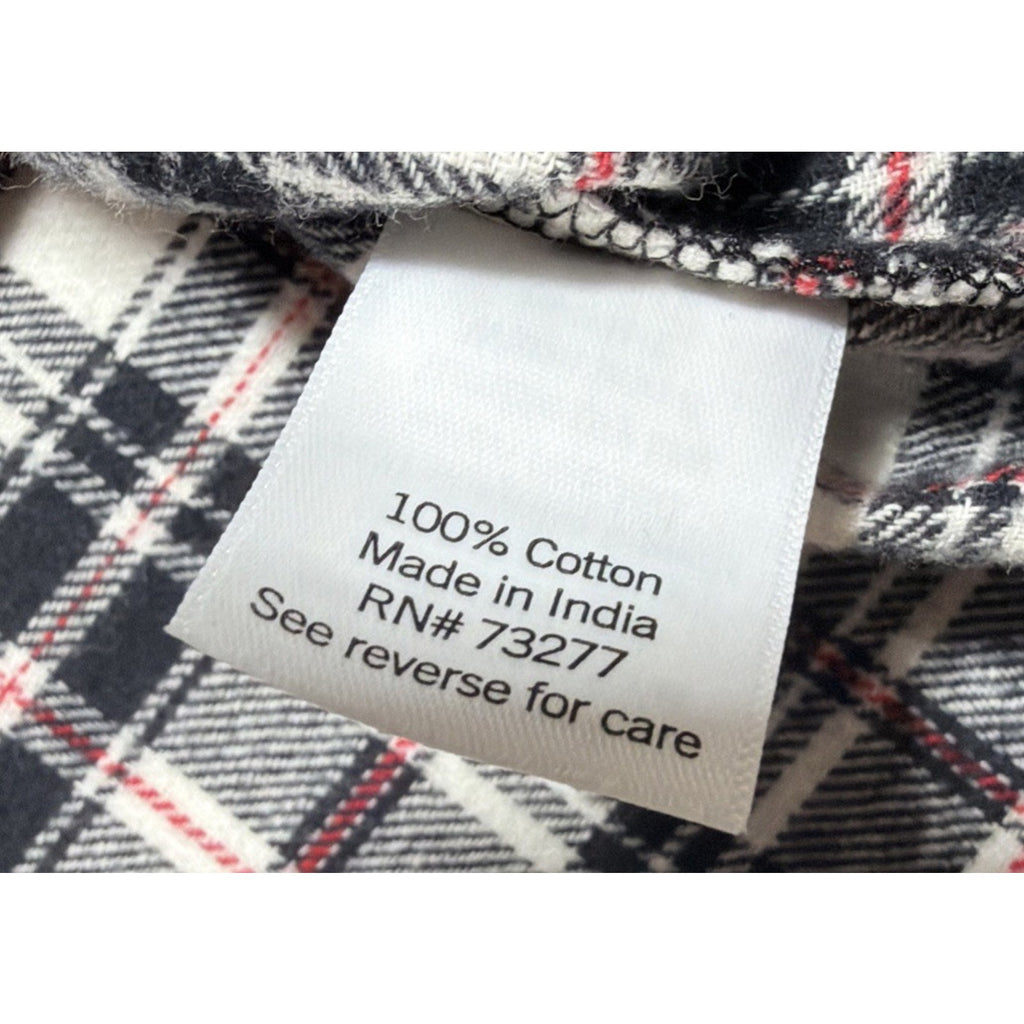 Croft & Barrow The Classic Shirt Extra Soft Flannel Womens M Plaid Button Up NWT