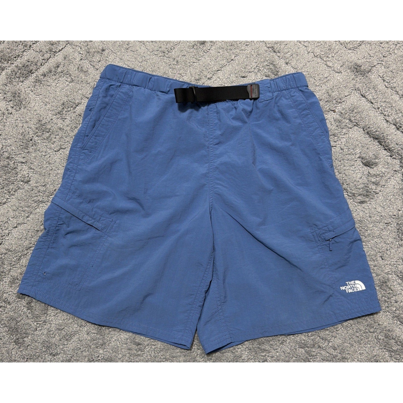 The North Face Flashdry Board Shorts Mens 36 Blue Drawstring Swim