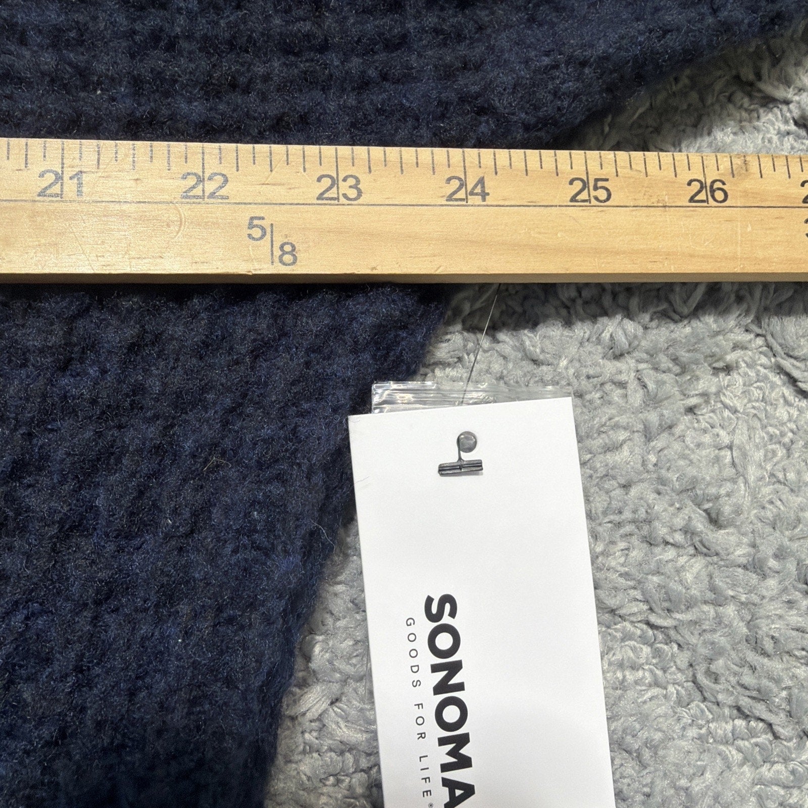 SONOMA GOODS FOR LIFE SUPER SOFT BUTTON FRONT CARDIGAN SIZE M NAVY BLUE NWT