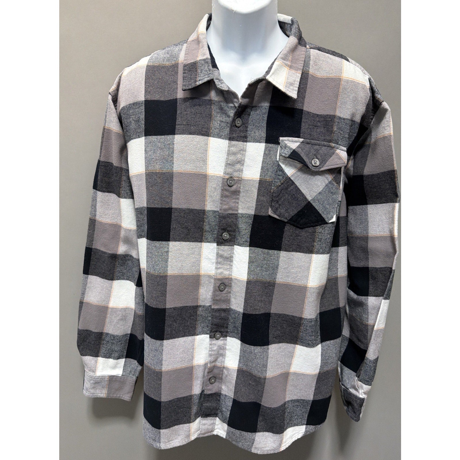Columbia Sportswear Men's Long Sleeve Plaid Heavyweight Flannel Shirt XXL