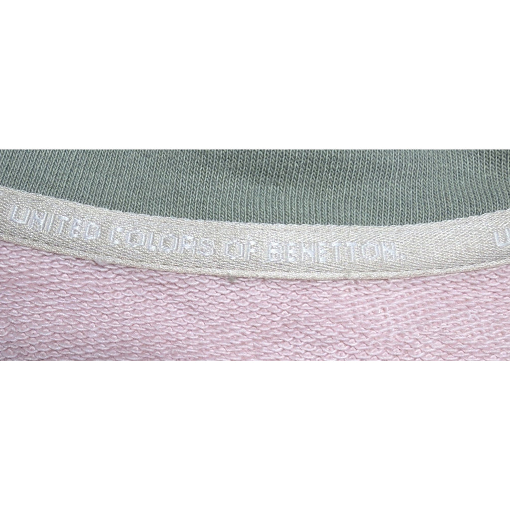 United Colors Of Benetton Oversized Sweater Womens Colorblock Pastel XS New