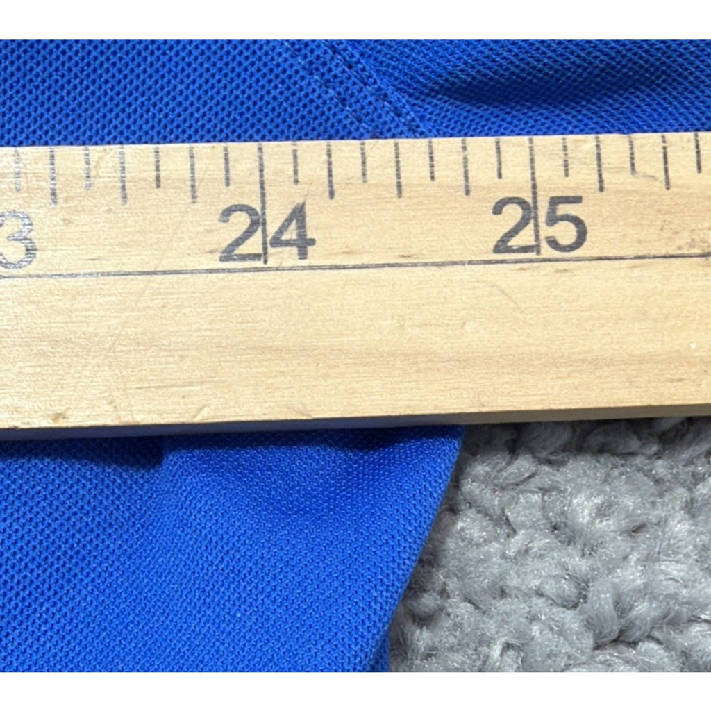 Nike Golf Polo Shirt Mens XL Harbor Blue Micro Pique Moisture Wicking Top GE