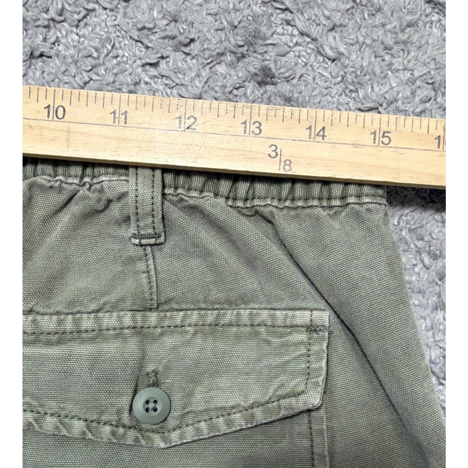American Eagle Stretch Double Pocket Utility Jogger Green High Rise Casual Sz S