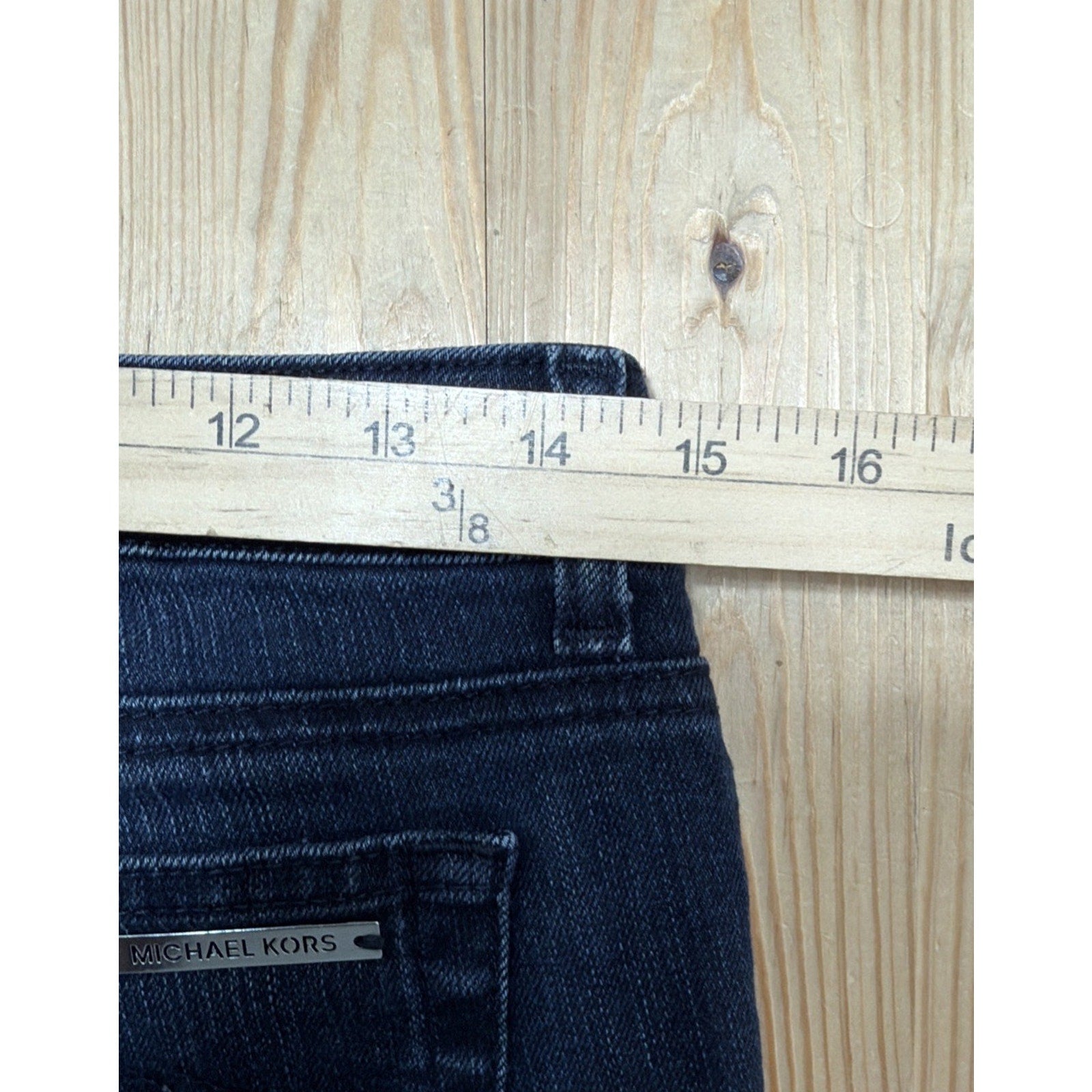 Michael Kors Dark Wash Skinny Denim Jeans, Size 6