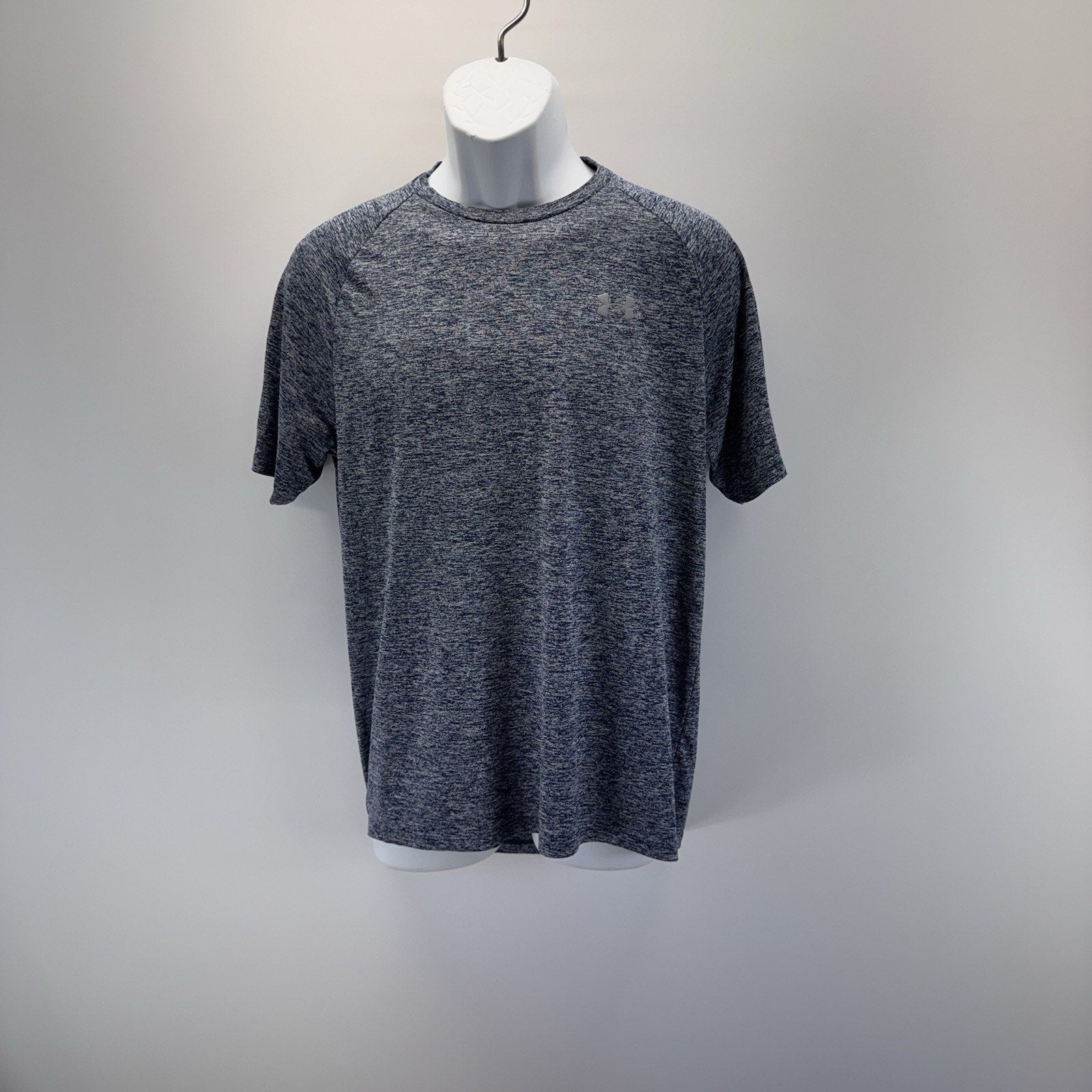 Under Armour The Tech Tee T-Shirt Blue Gray Heather Loose Men’s Size Medium