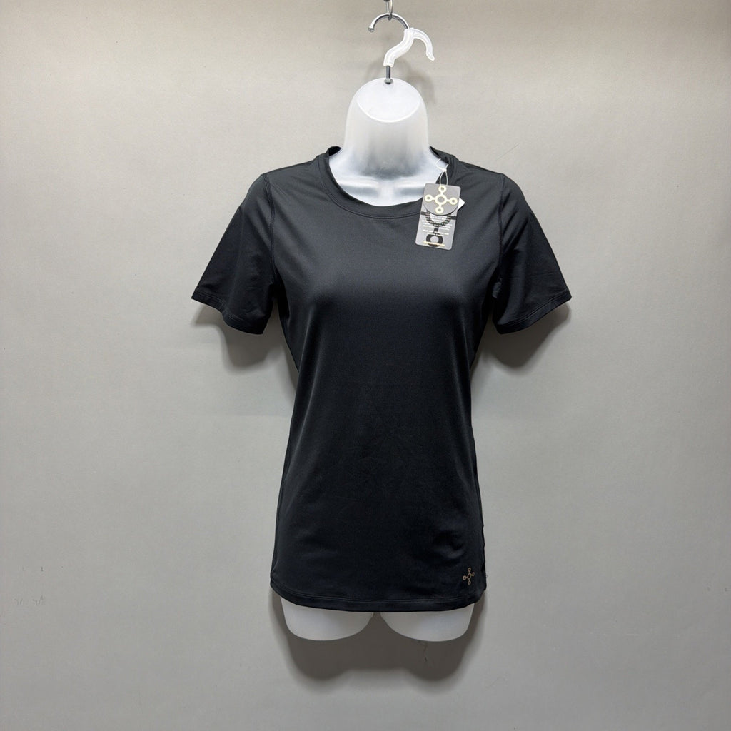 Tommie Copper Core Compression Crew Neck T Shirt Black Womens M NWT