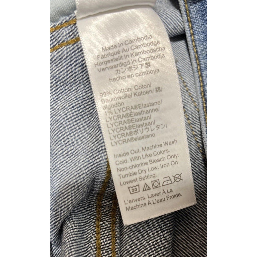 J Crew Jeans Womens 30 Blue Classic Vintage Stretch High Rise Straight