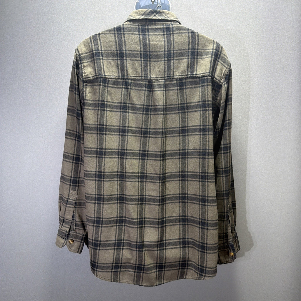 NORTHEAST OUTFITTERS CLASSIC LIGHTWEIGHT FLANNEL Brown PLAID MEN L