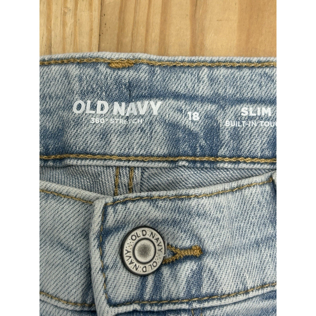 Old Navy Men’s New W Tags Slim 360 lightwash straight jeans 30x30