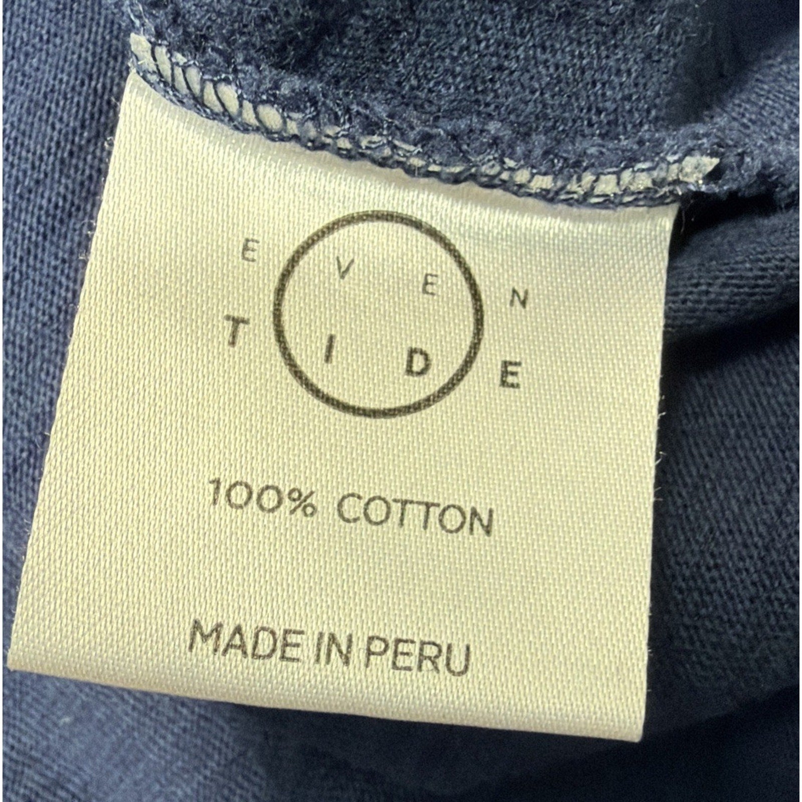 Even Tide Men’s Cotton Lightweight Hoodie Navy Blue XL