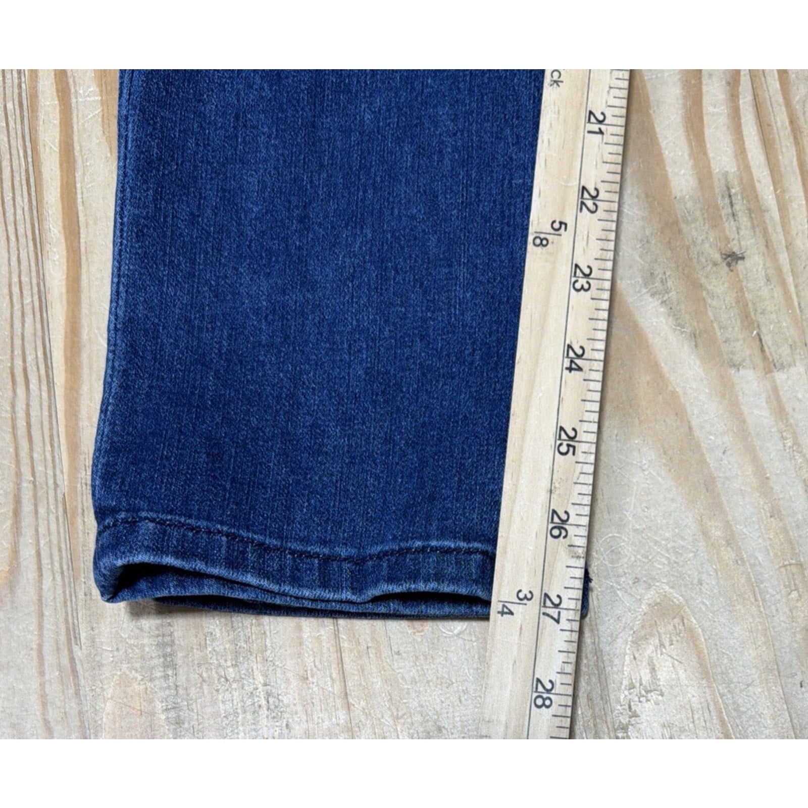 Democracy Ab Technology Womens 4 Jeans Slim Fit Mid Rise Denim Blue Jeans 27x27