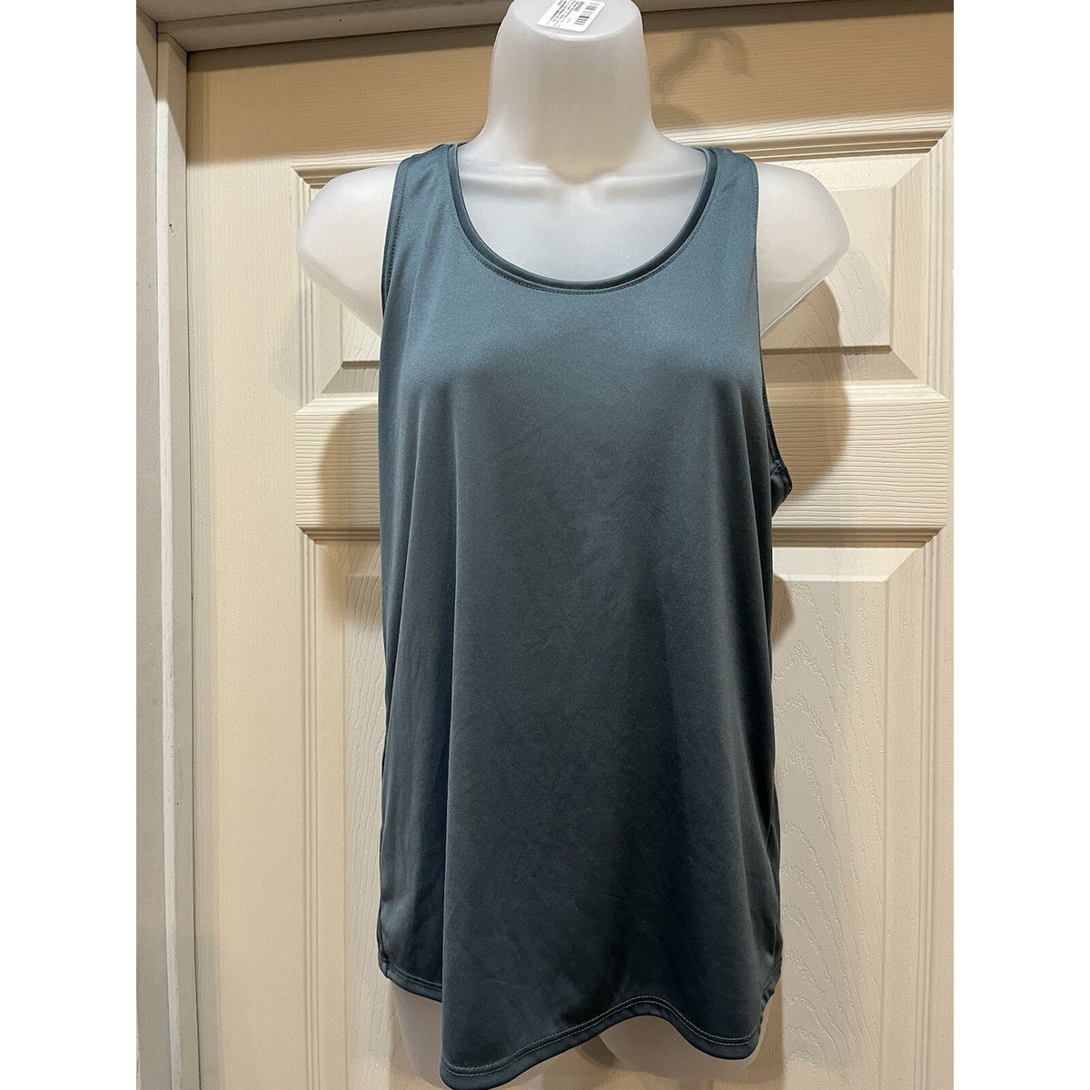 Athletic Works Women's Size Medium Active Racerback Green Tank