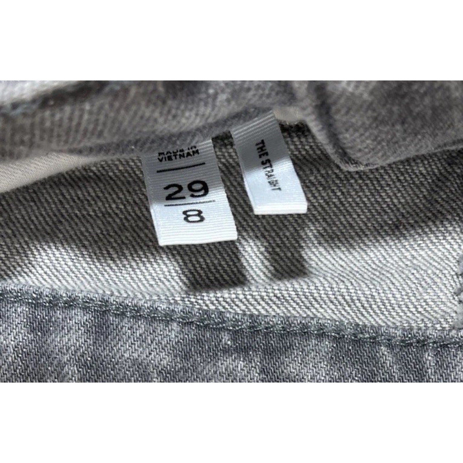 Loft “ The Straight” Womens Size 29/8 Gray Jeans Stretch