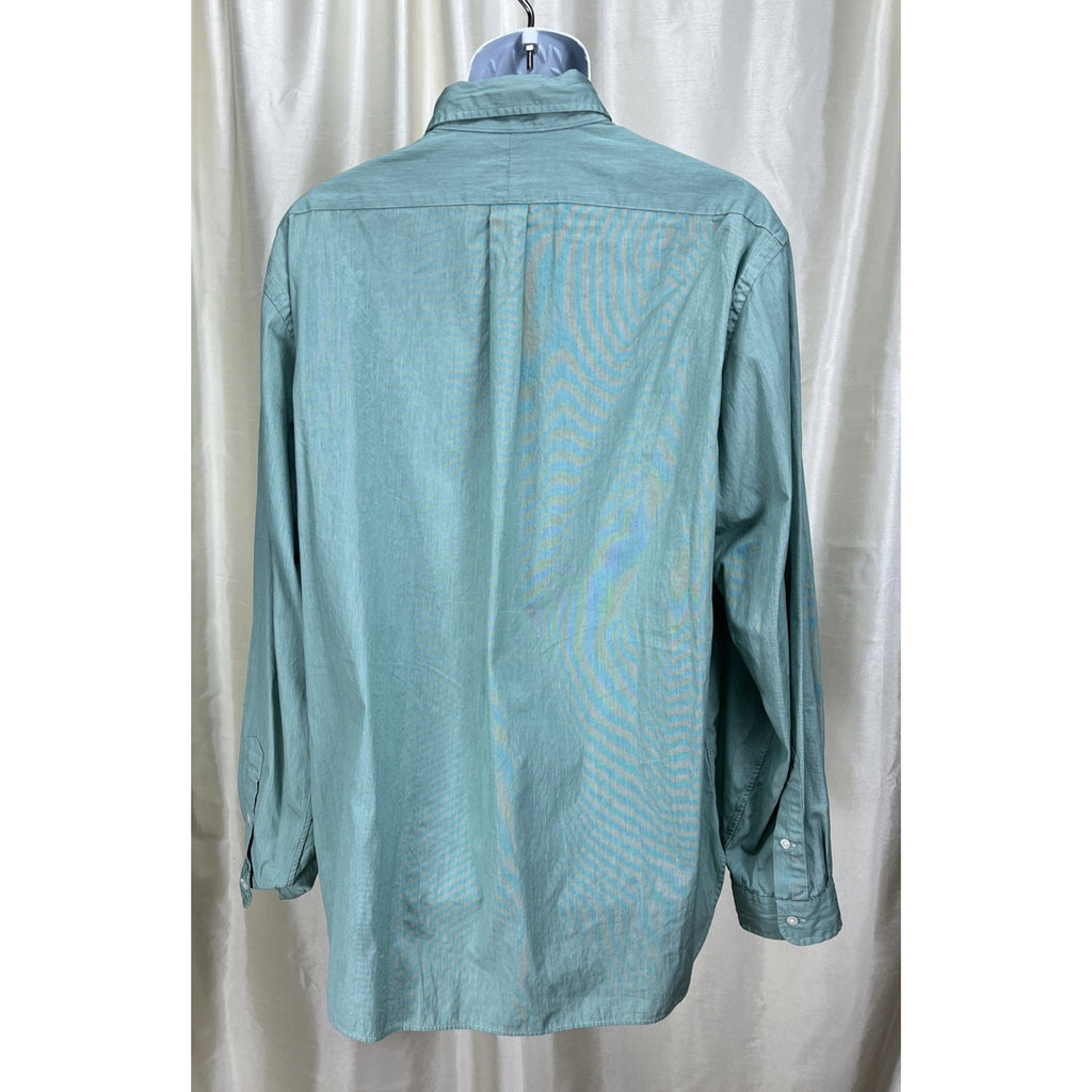 Ralph Lauren Classic Fit Seafoam Green Long Sleeve Button Down 18/46 RARE
