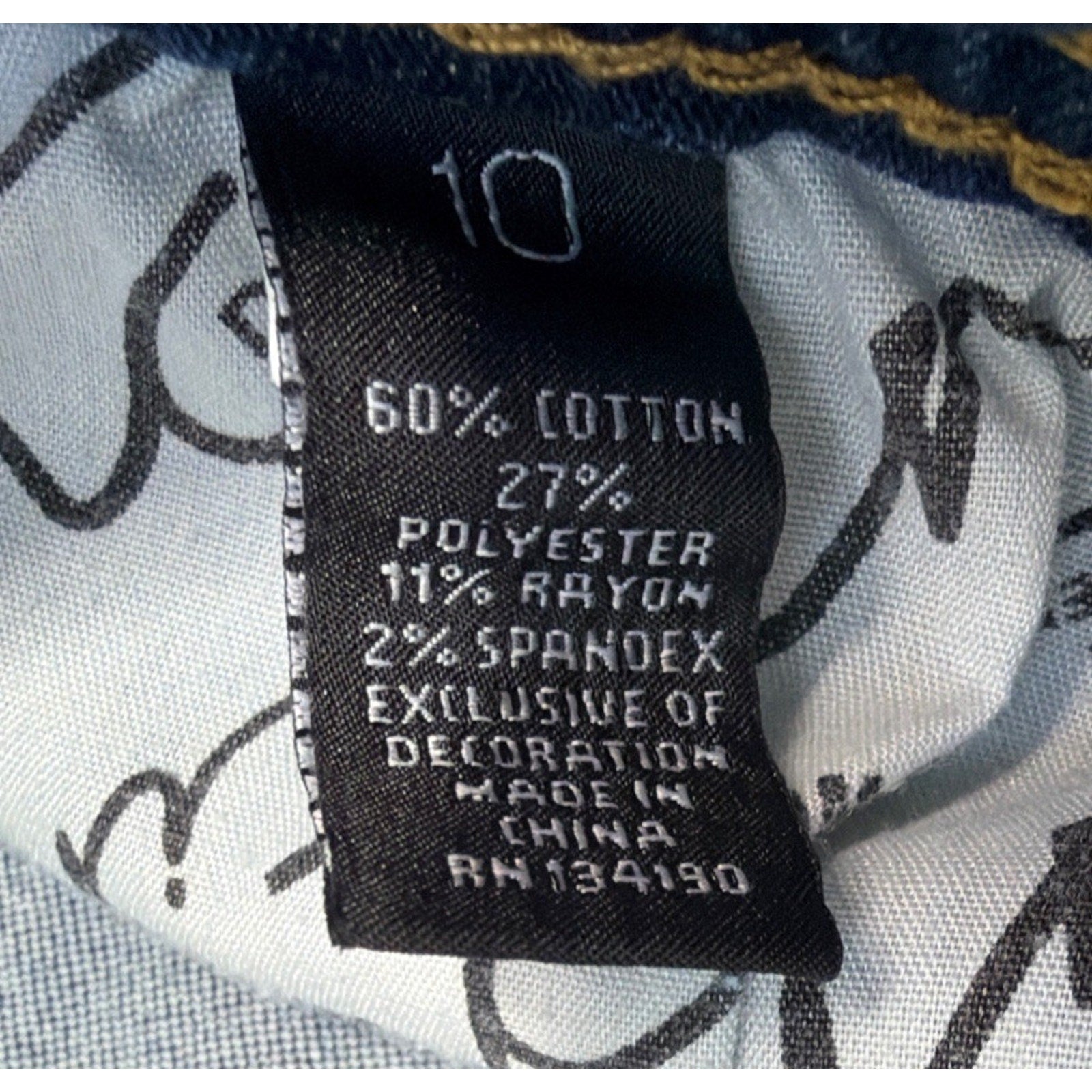 INC Denim Women's Floral Embroidered Gemstone Skinny Jeans 10 Boho Western