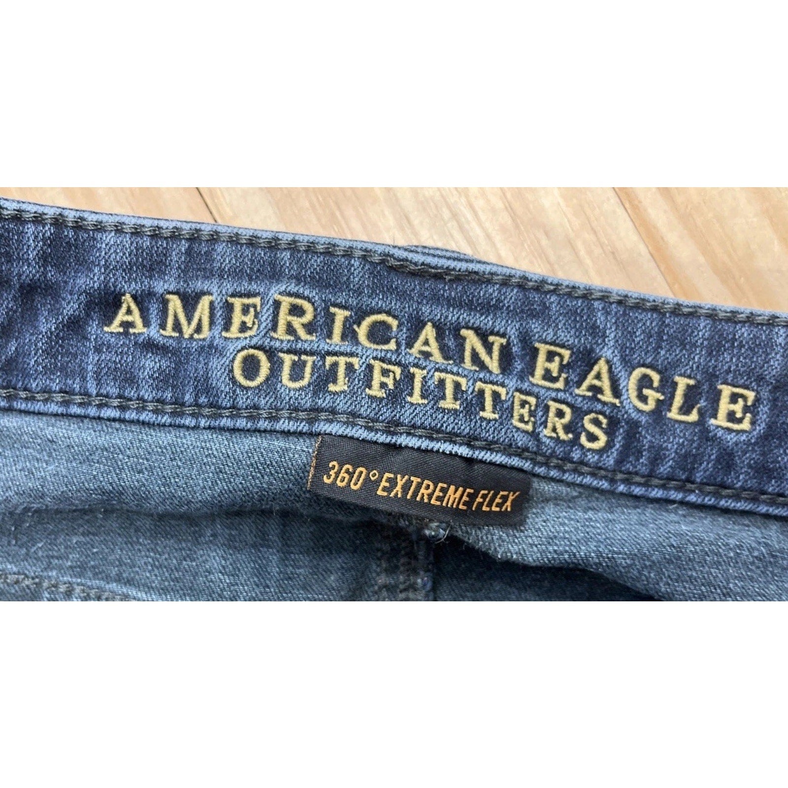 American Eagle Extreme Flex 4 Skinny Mens Dark Wash Jeans Size 30x30 Excellent