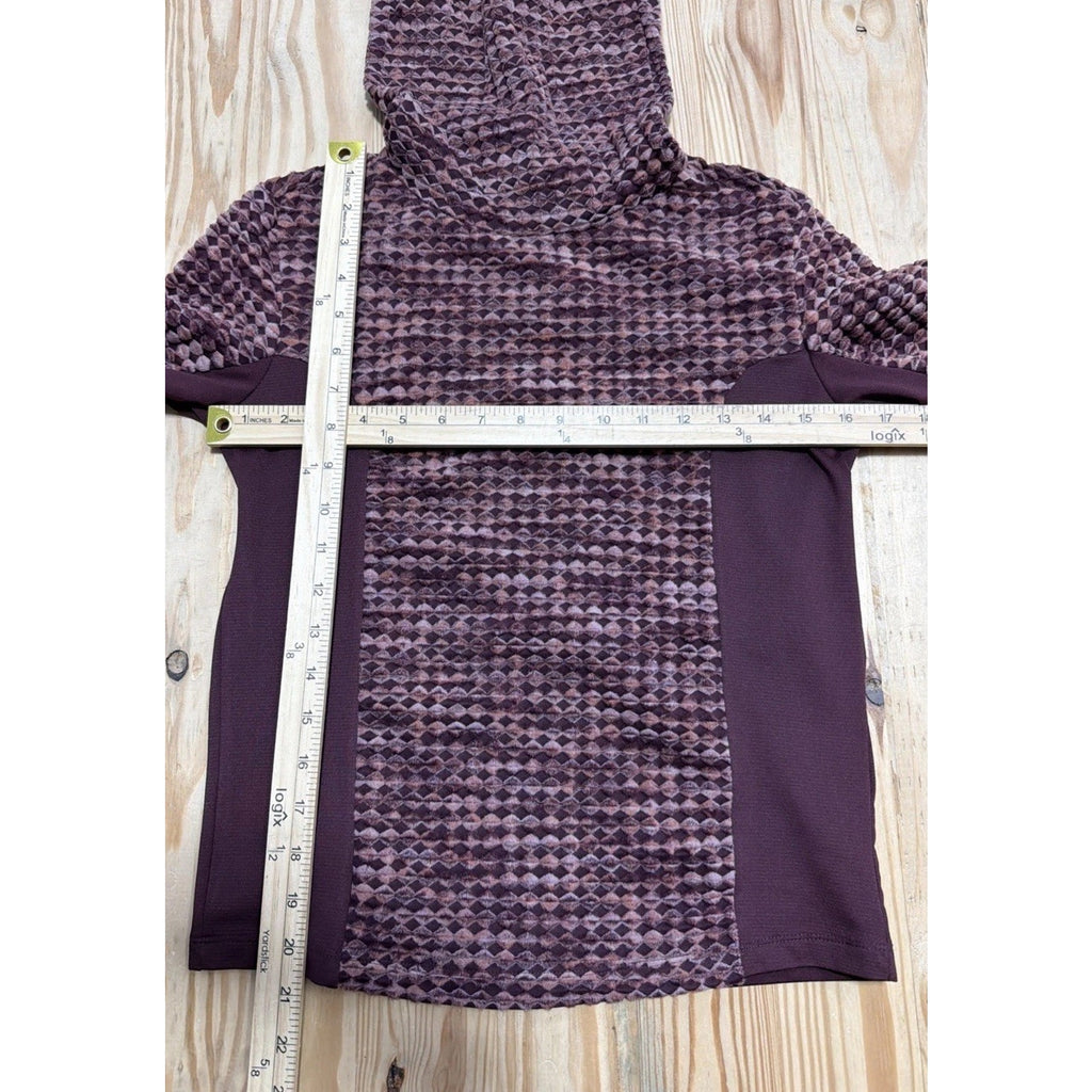 Nike Pro Hyperwarm Top Long Sleeve Quilted Training Roll Neck Pullover Red S