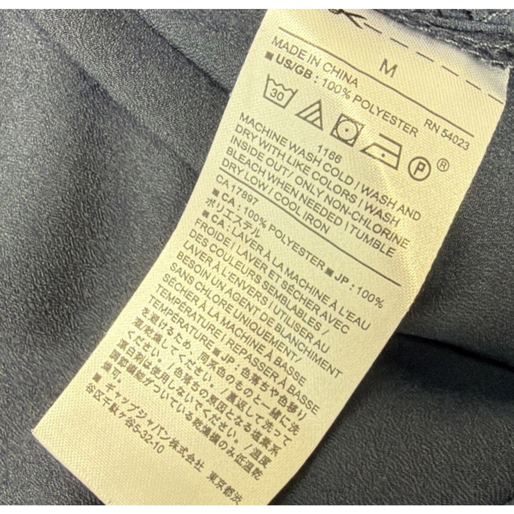 Banana Republic Navy Tulip Sleeve Blouse Size M Top Career Minimalist