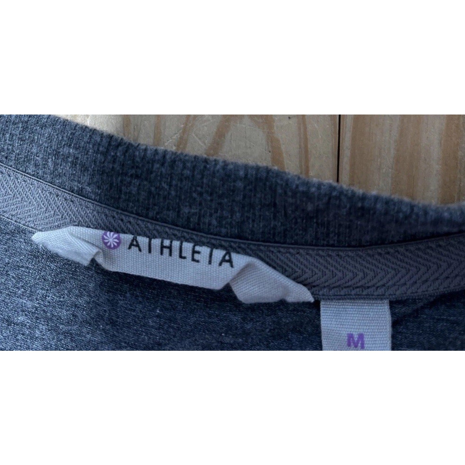 Athleta Topanga V-Neck Dress, Gray SIZE M