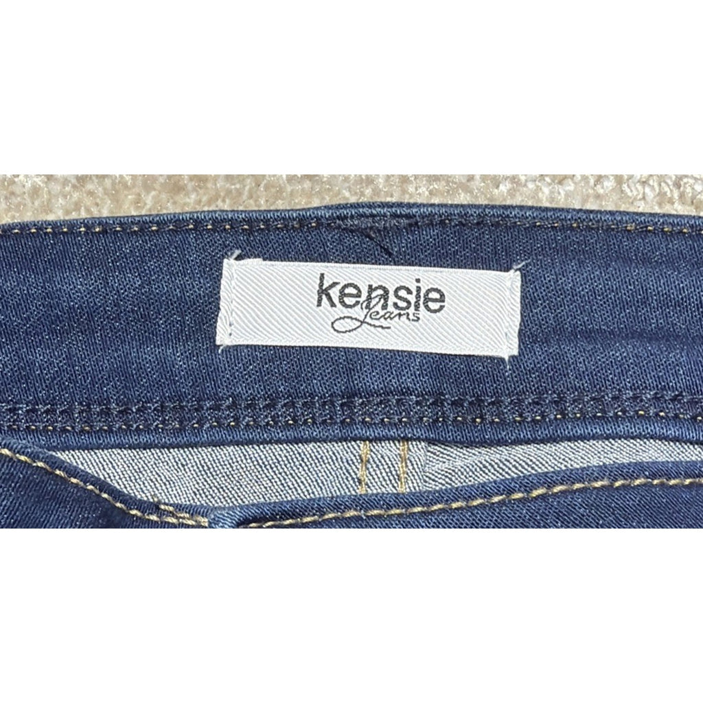 Kensie Jeans Ankle Skinny Mid Rise Stretch Blue Jeans Womens Size 10 NWOT