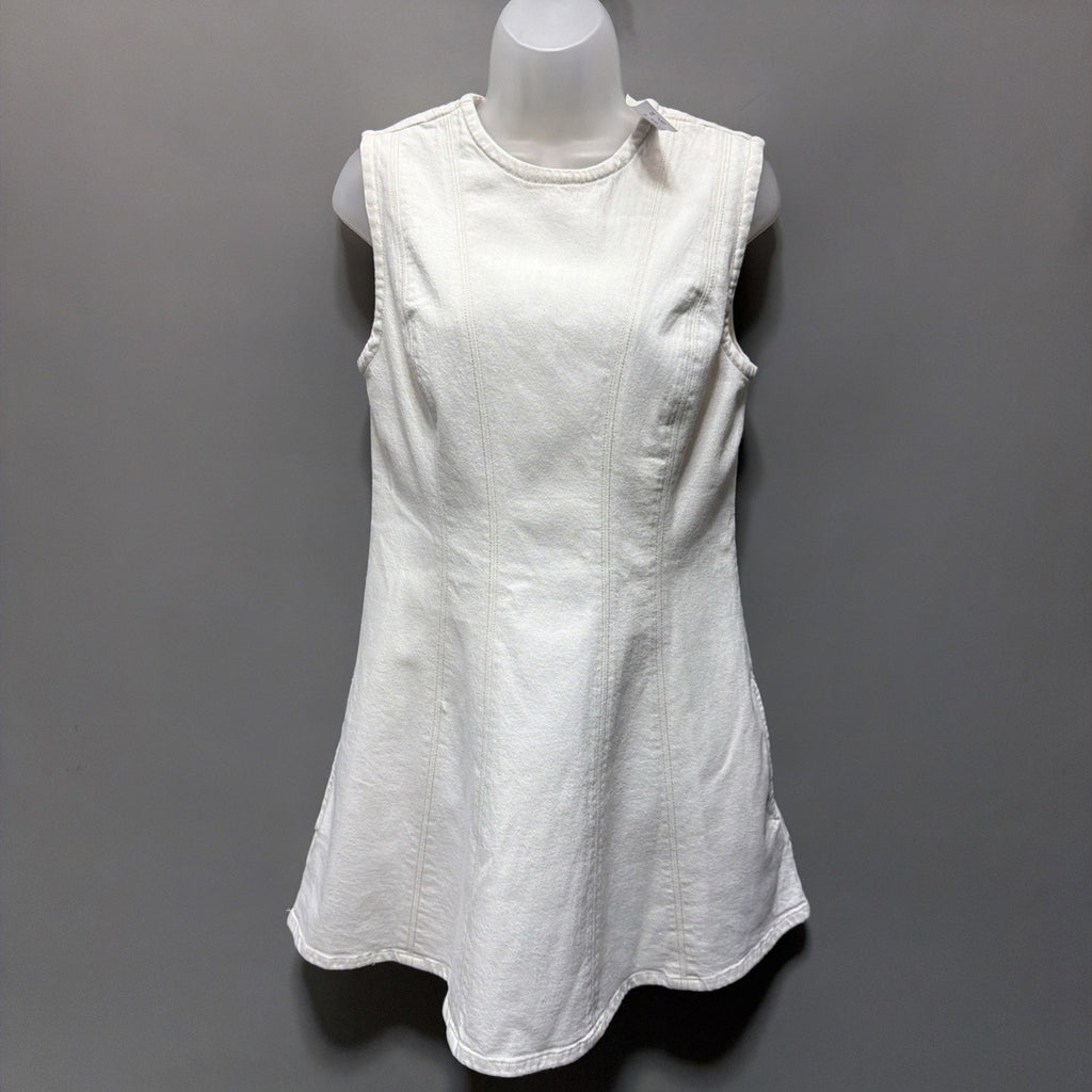 Abercrombie & Fitch Womens M Ivory The A&F Mila Mini Dress NWT