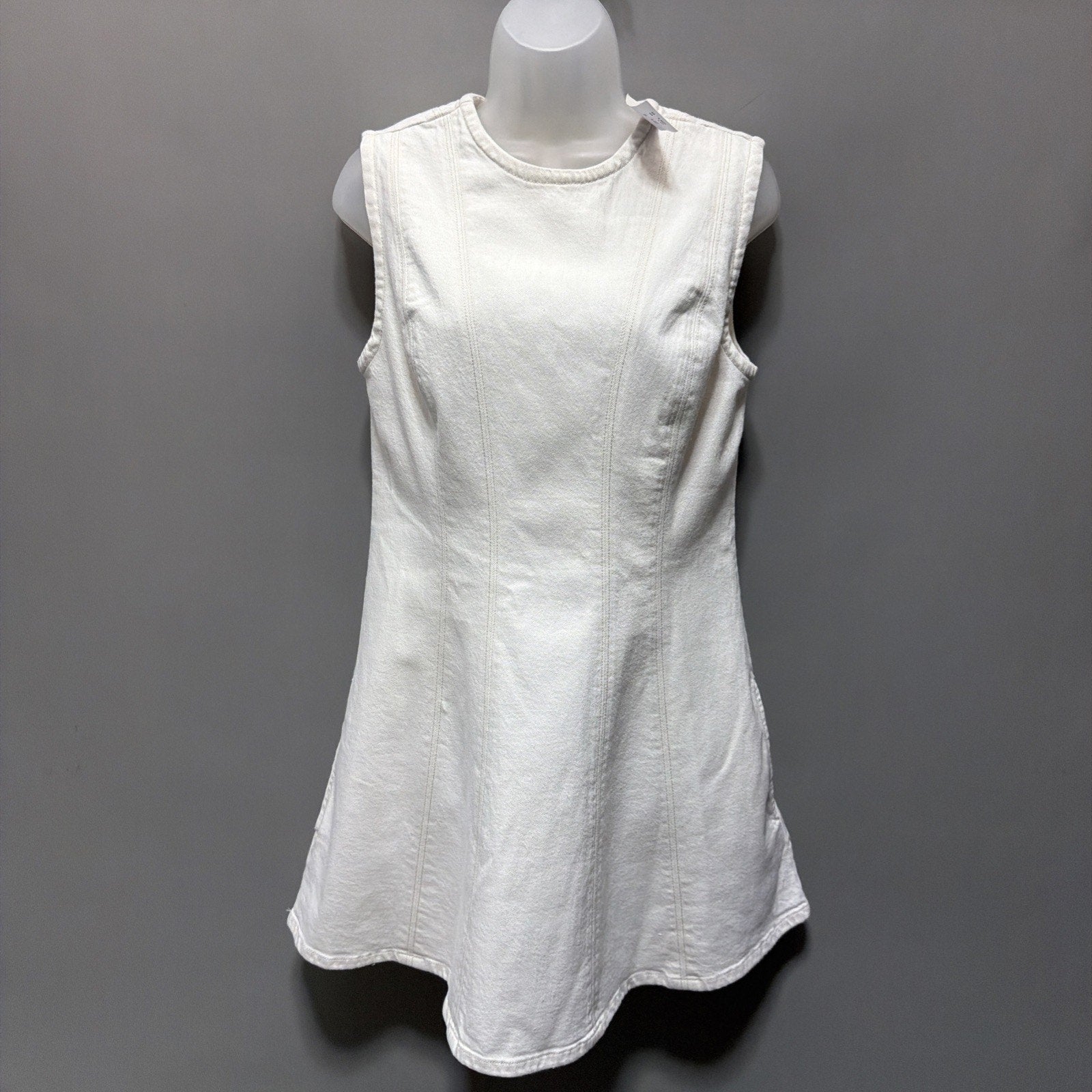 Abercrombie & Fitch Womens M Ivory The A&F Mila Mini Dress NWT