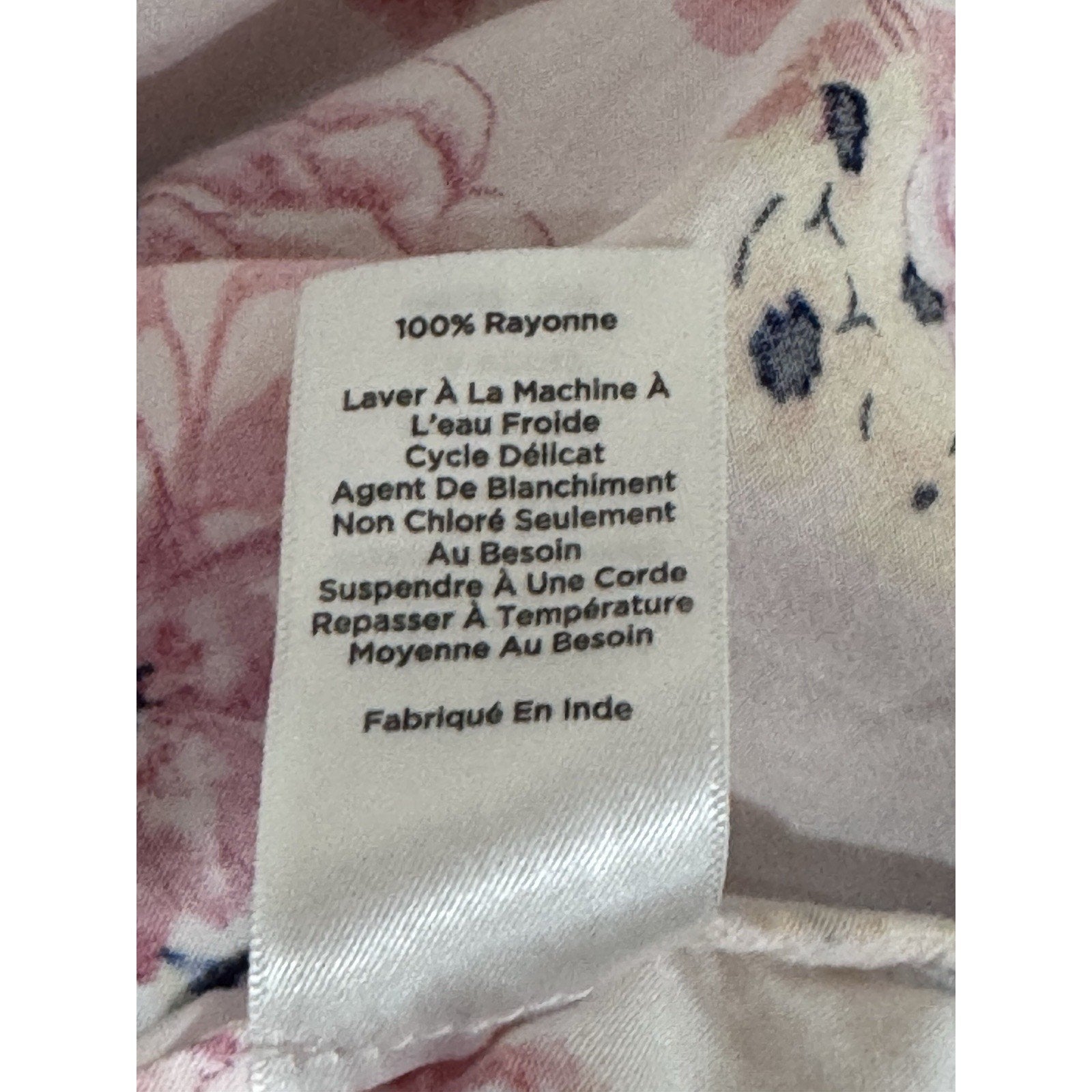 TALBOTS Light Pink Floral Tank Sleeveless Blouse Top Size Women’s Large