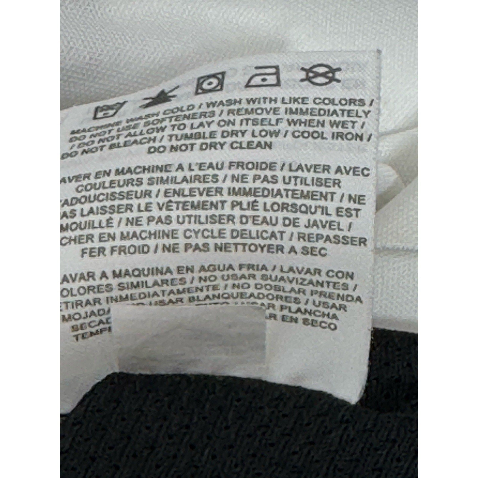 Nike Shirt Youth White Black Long Sleeve Outdoor Sports Dri Fit Size Large 10/12