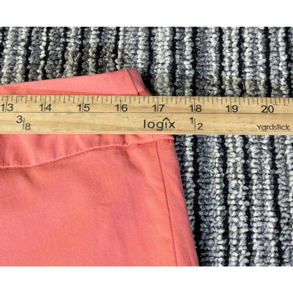 Zac & Rachel Woman Shorts Womens 14 Coral Bermuda Pull On Stretch Casual Summer