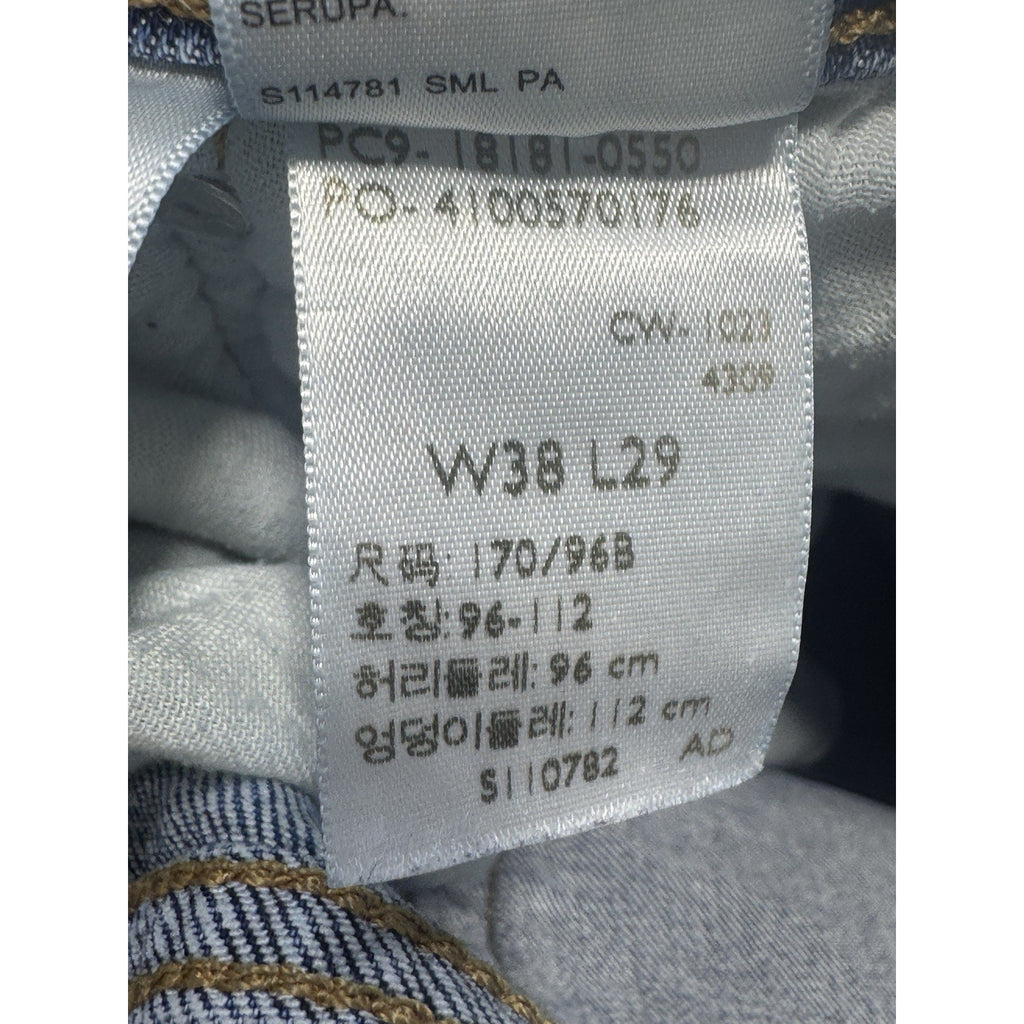 Levis 541 Dark Wash Blue Jeans Denim Straight Fit Men’s Size 38X29