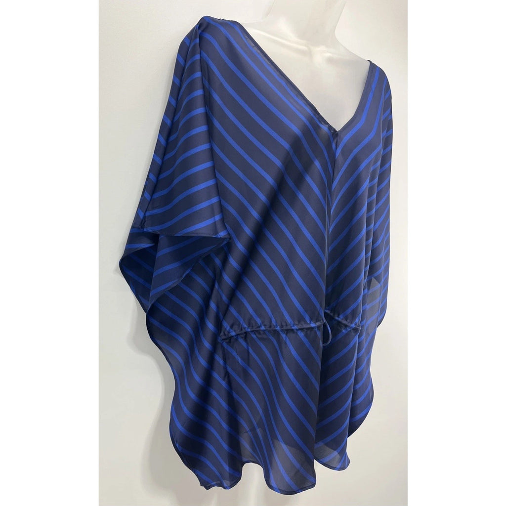 NWT Lauren Ralph Lauren Caftan Kimono Sleeve Drawstring Tie Pullover L/XL