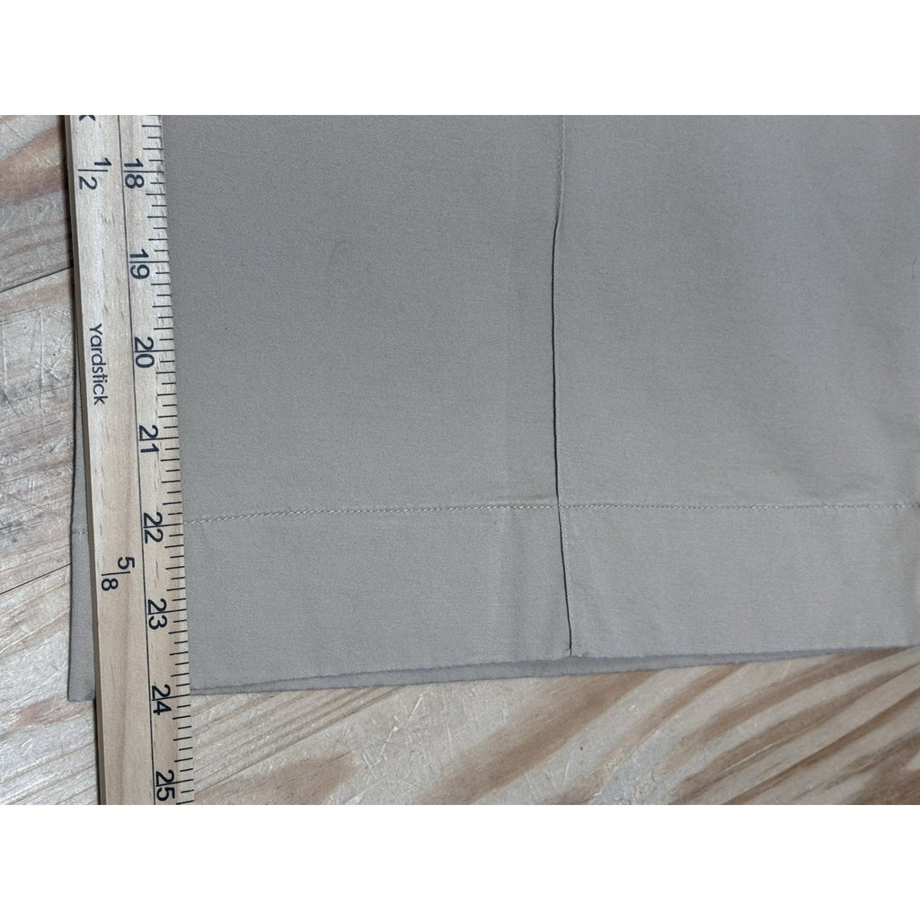 Ralph Lauren Beige Brienda Wide Leg Belted Capri Pants Size 10