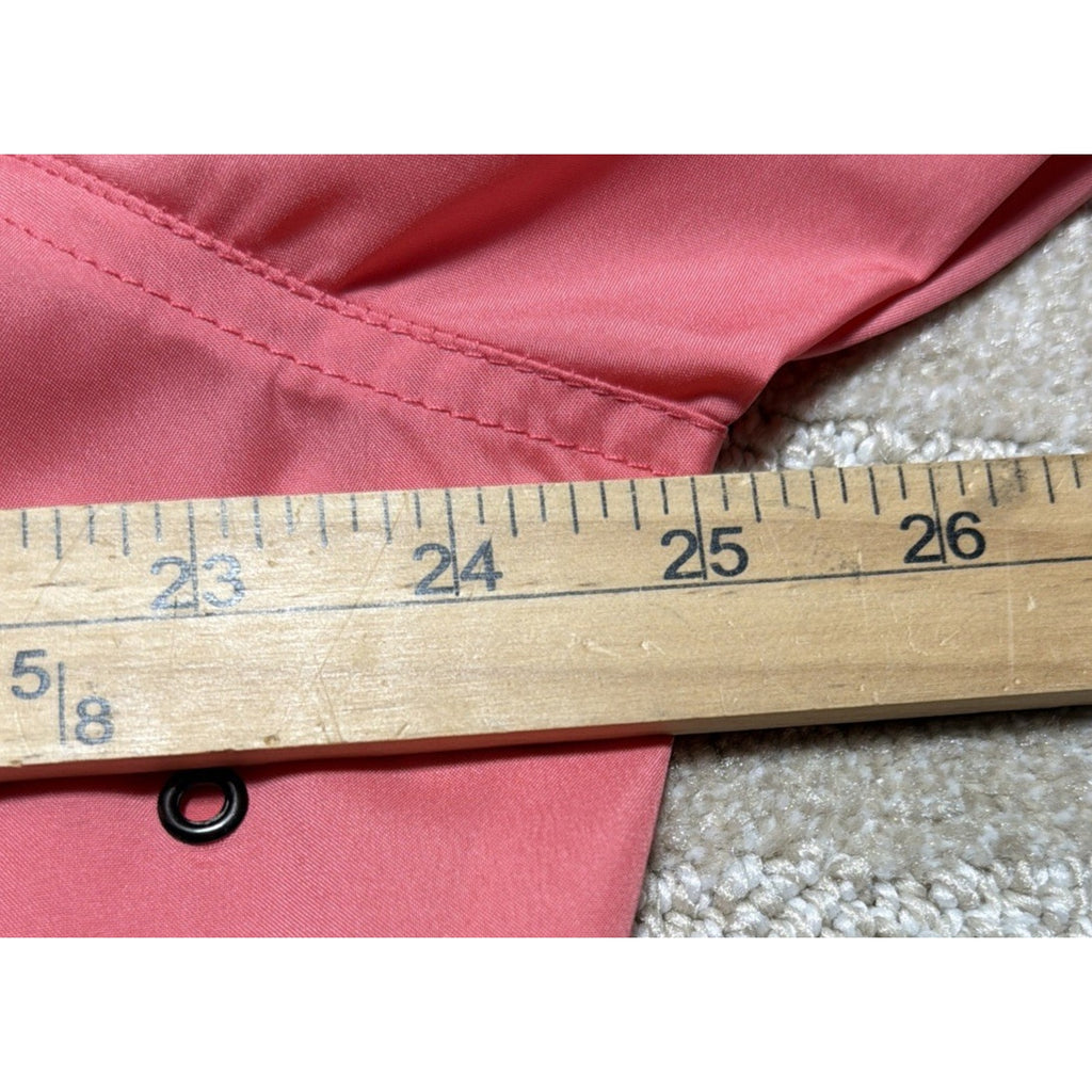 NWT Charles River Apparel Pack-N-Go Coral Rain Jacket L Winthrop Golf Club