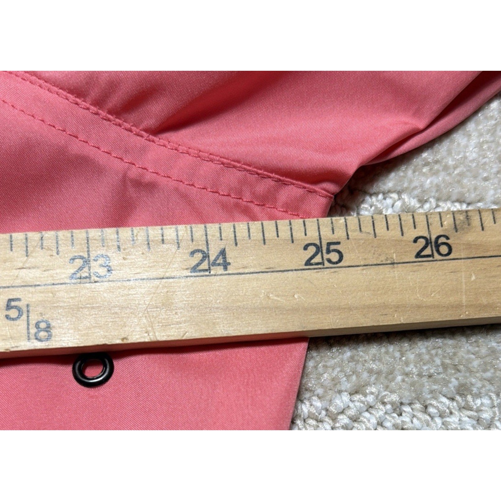 NWT Charles River Apparel Pack-N-Go Coral Rain Jacket L Winthrop Golf Club