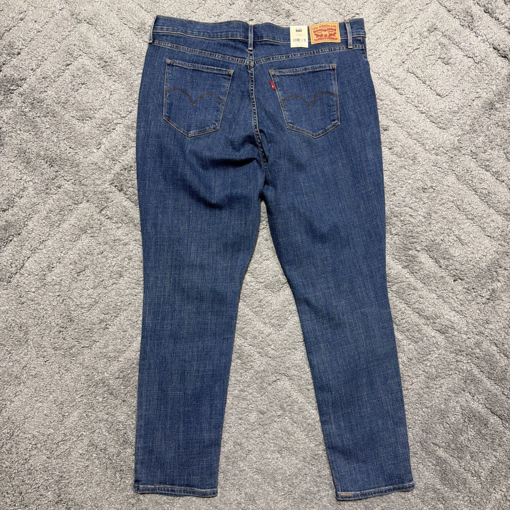 New Levi’s 311 Shaping Skinny Women's Medium Stretch Jeans - Lapis Gallop 33x28