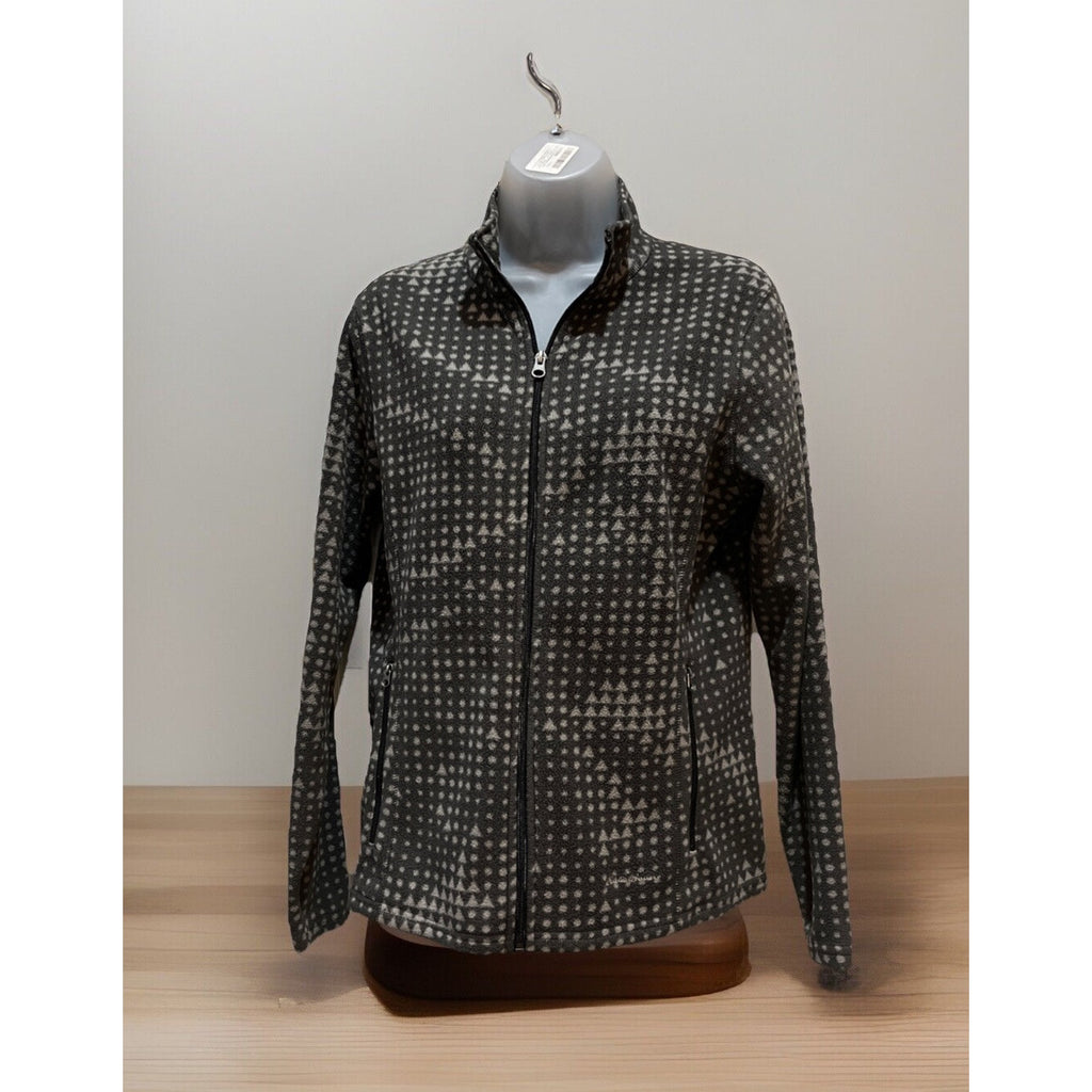 Eddie Bauer Women's Small Full Zip Light Weight Fleece Jacket