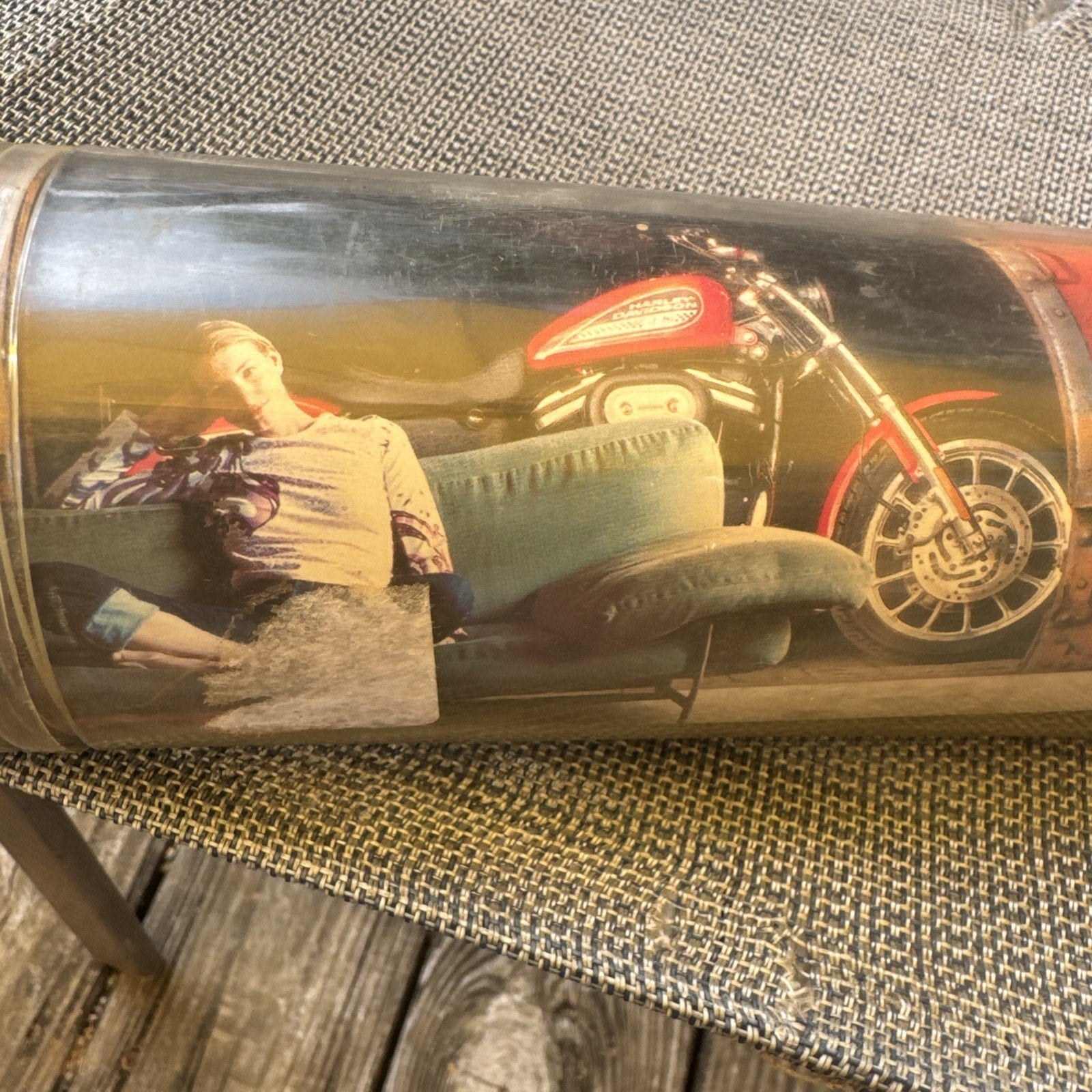 Giant HARLEY DAVIDSON Motorcycles Wall Mural Sportster Box Car Wallpaper 6'x9'