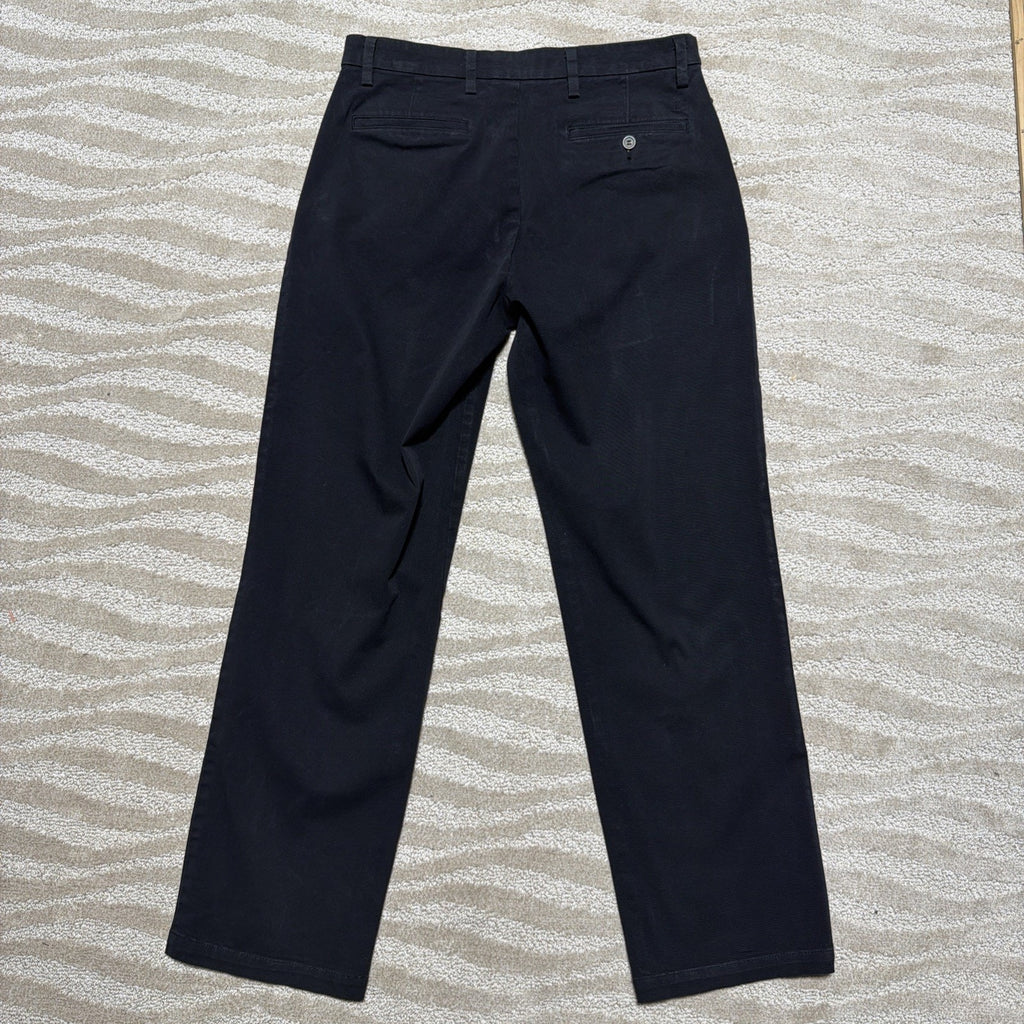 Dockers 34x32 Classic Fit Dress Pants Black Chino Business Pockets