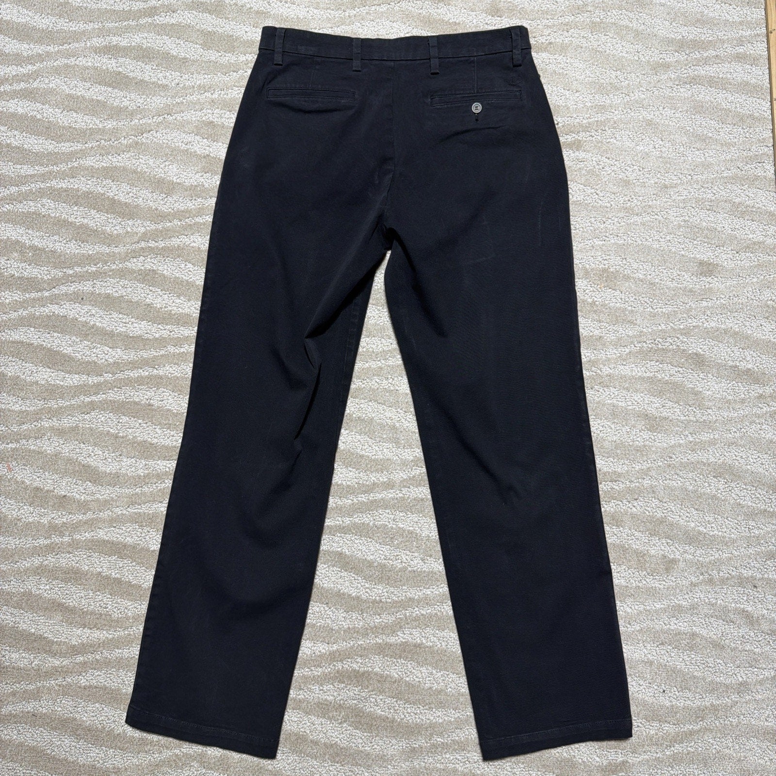 Dockers 34x32 Classic Fit Dress Pants Black Chino Business Pockets
