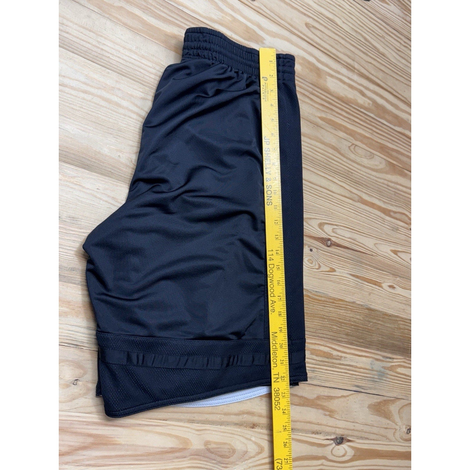 NIKE VINTAGE REVERSIBLE Basketball Men’s Shorts Black Knit/White Mesh XL