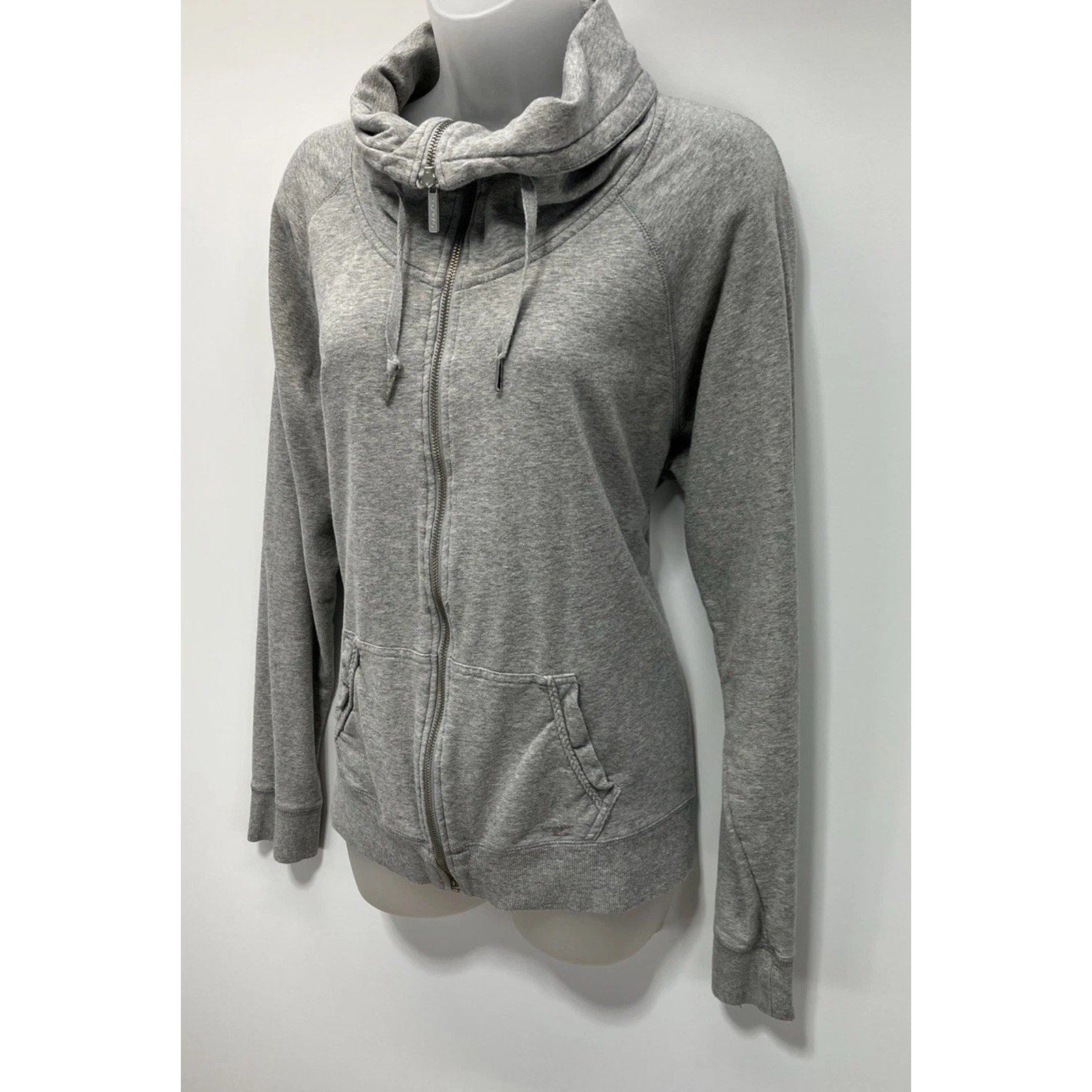 Calvin Klein Performance Mock Neck Full Zip Athletic Jacket Grey Size XXL