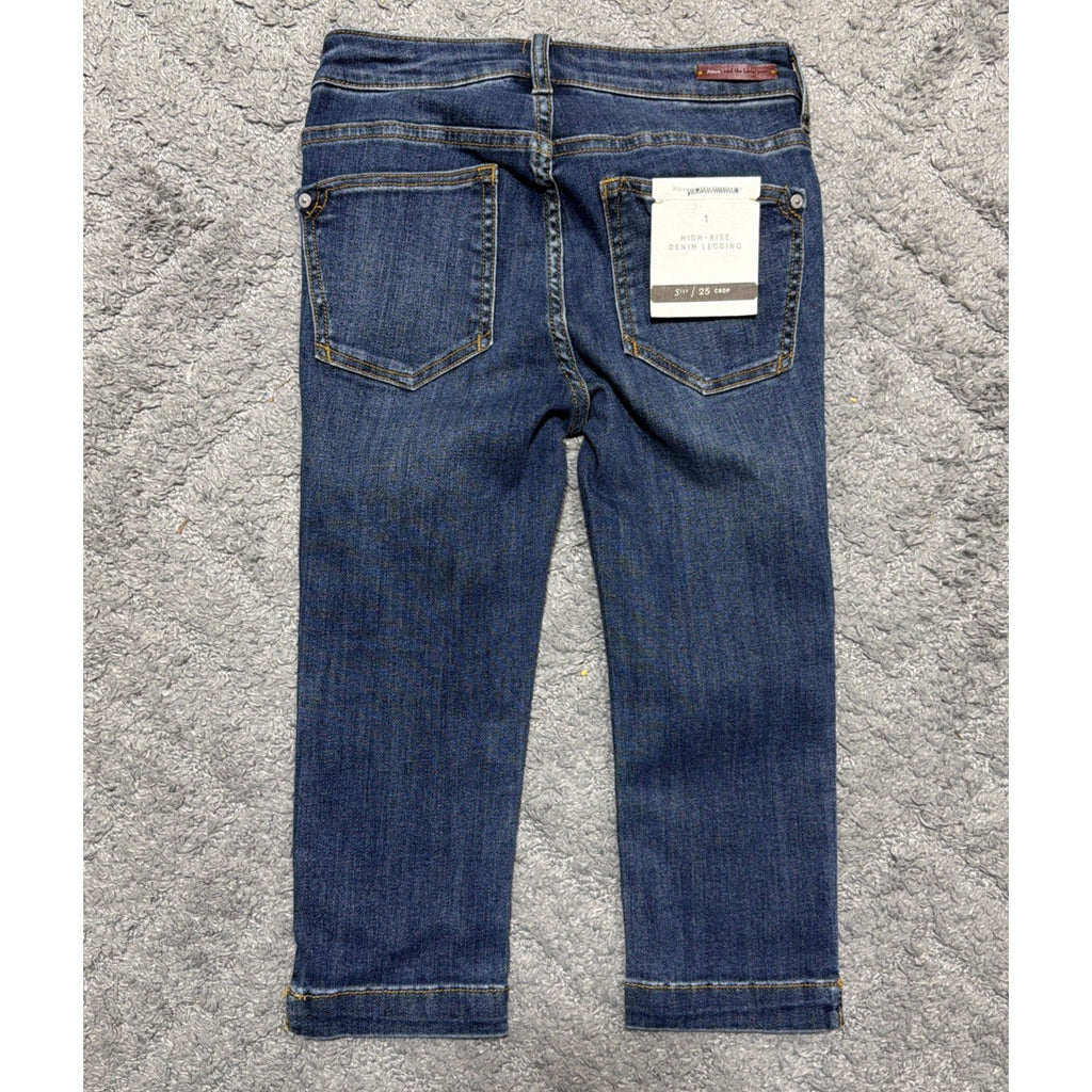 Anthropologie Pilcro and the Letterpress High Rise Denim Legging Size 25 NWT