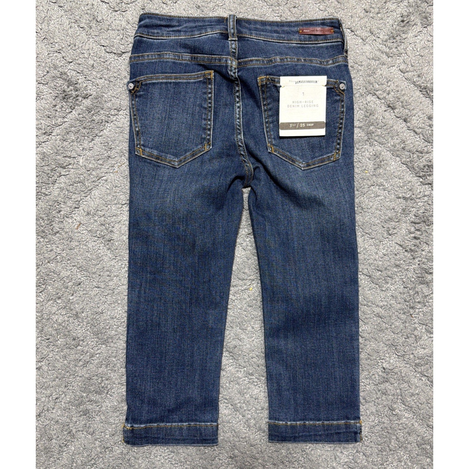 Anthropologie Pilcro and the Letterpress High Rise Denim Legging Size 25 NWT