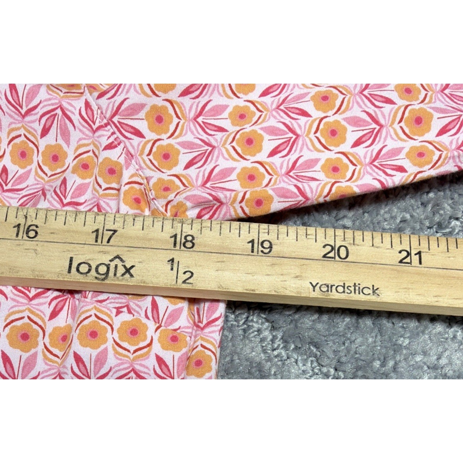 Talbots Coral Print Shirt Size S Pink White Button Up Long Sleeve Beach Floral