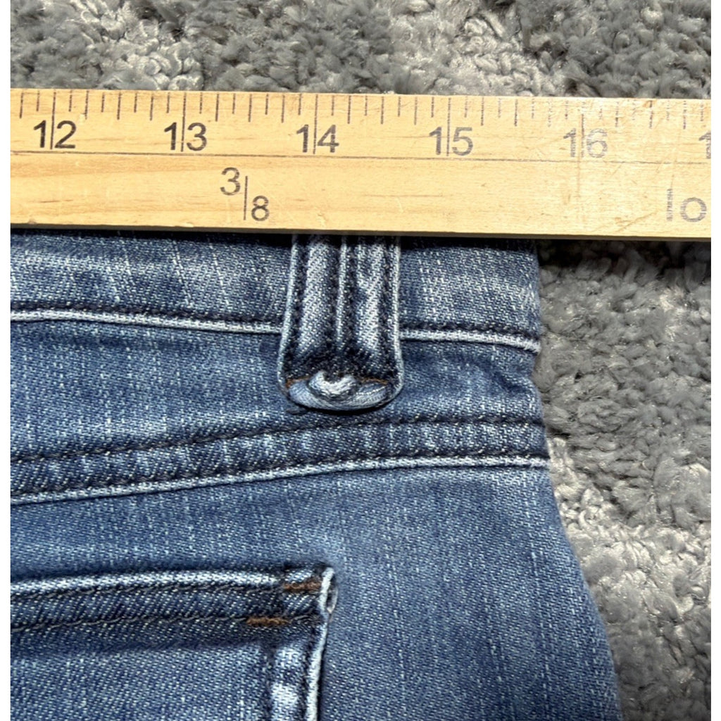 Jeanstar Jeans Flap Pocket Flare Leg Boho Denim Womans Vintage Size 10 31x31