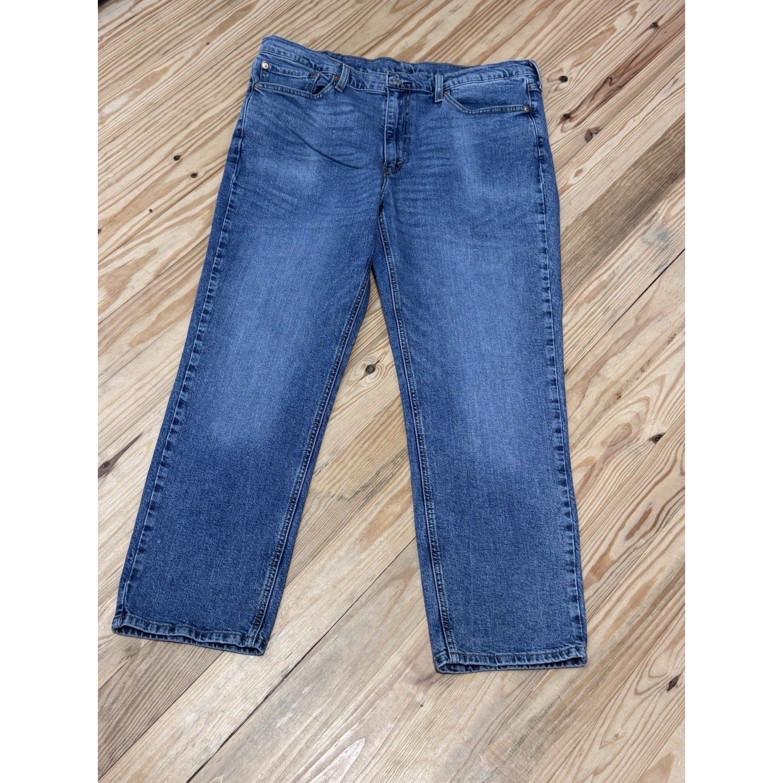 Levis 541 Dark Wash Blue Jeans Denim Straight Fit Men’s Size 38X29