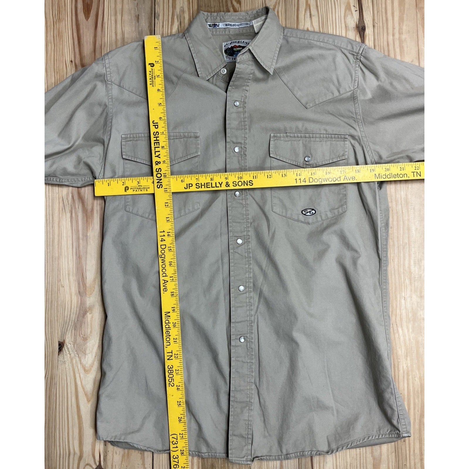 Vintage 90’s Cumberland Outfitters Button Up Longsleeve Pearl Snaps M