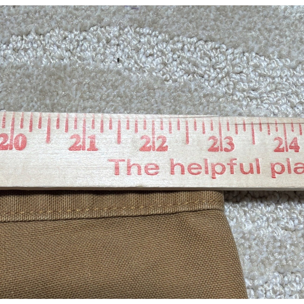 Carhartt Duck Brown Canvas Dungaree Fit Pants Men 46x30