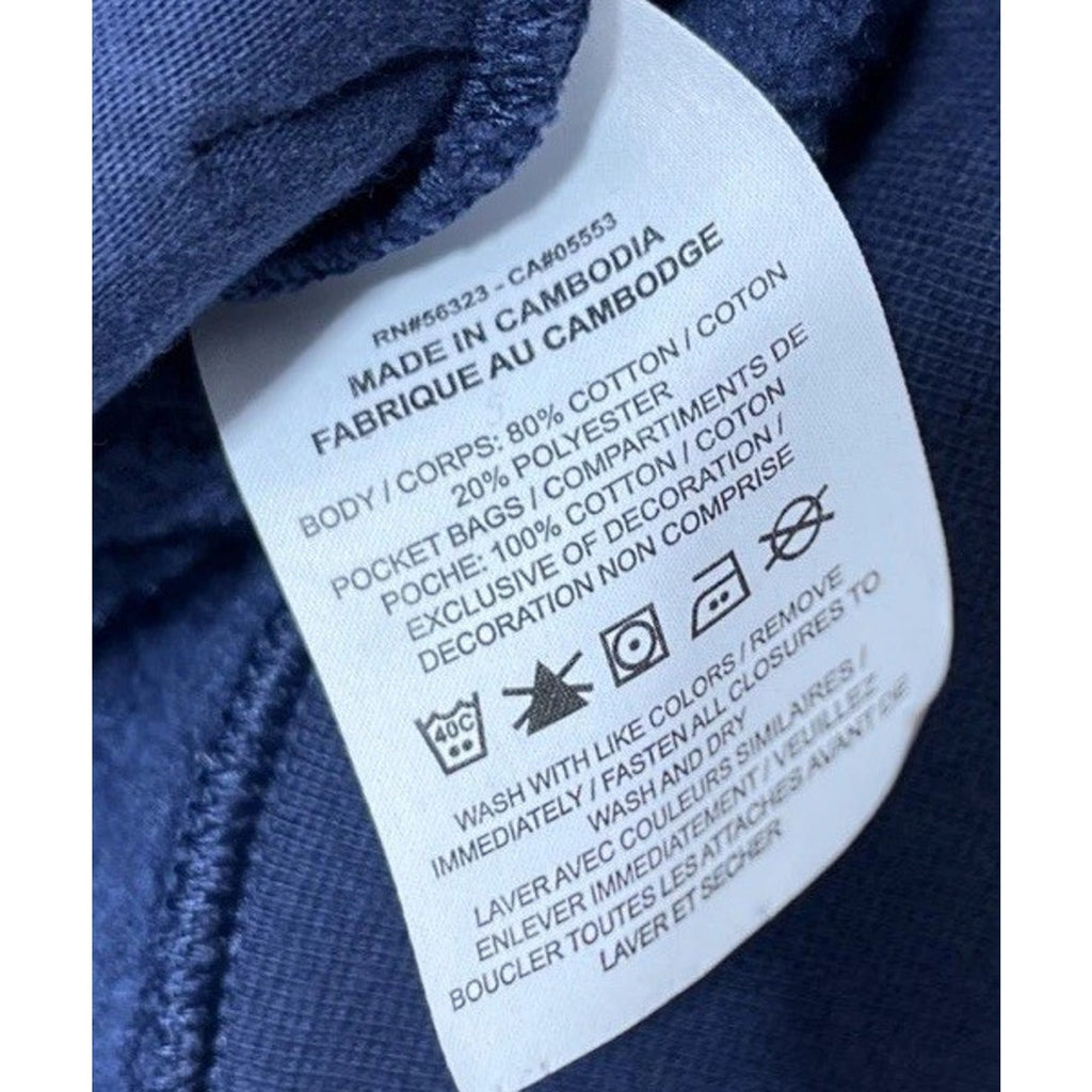 Nike Mens Sportswear Club 1/2 Zip Navy Pullover Sweatshirt L